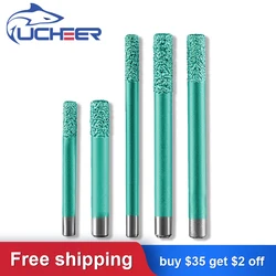 UCHEER Flat Bottom Vacuum Brazed Stone Engraving Brazing Stone Router Bits Marble Granite for CNC  Machine Carving  Tools