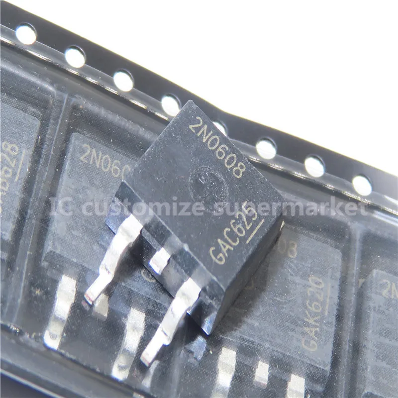 10PCS/LOT 2N0608 IPB80N06S2-08   TO-263 55V 80A SMD Triode