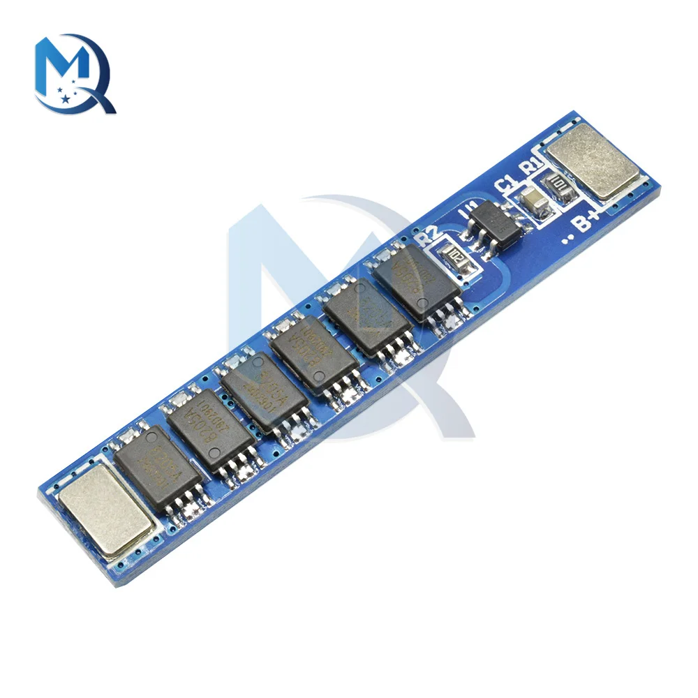 BMS 1S 3.7V 5A/10A/15A 3MOS/4MOS/6MOS 18650 Lithium Battery Charge Protection Board For Power Bank Cells Pack Charging