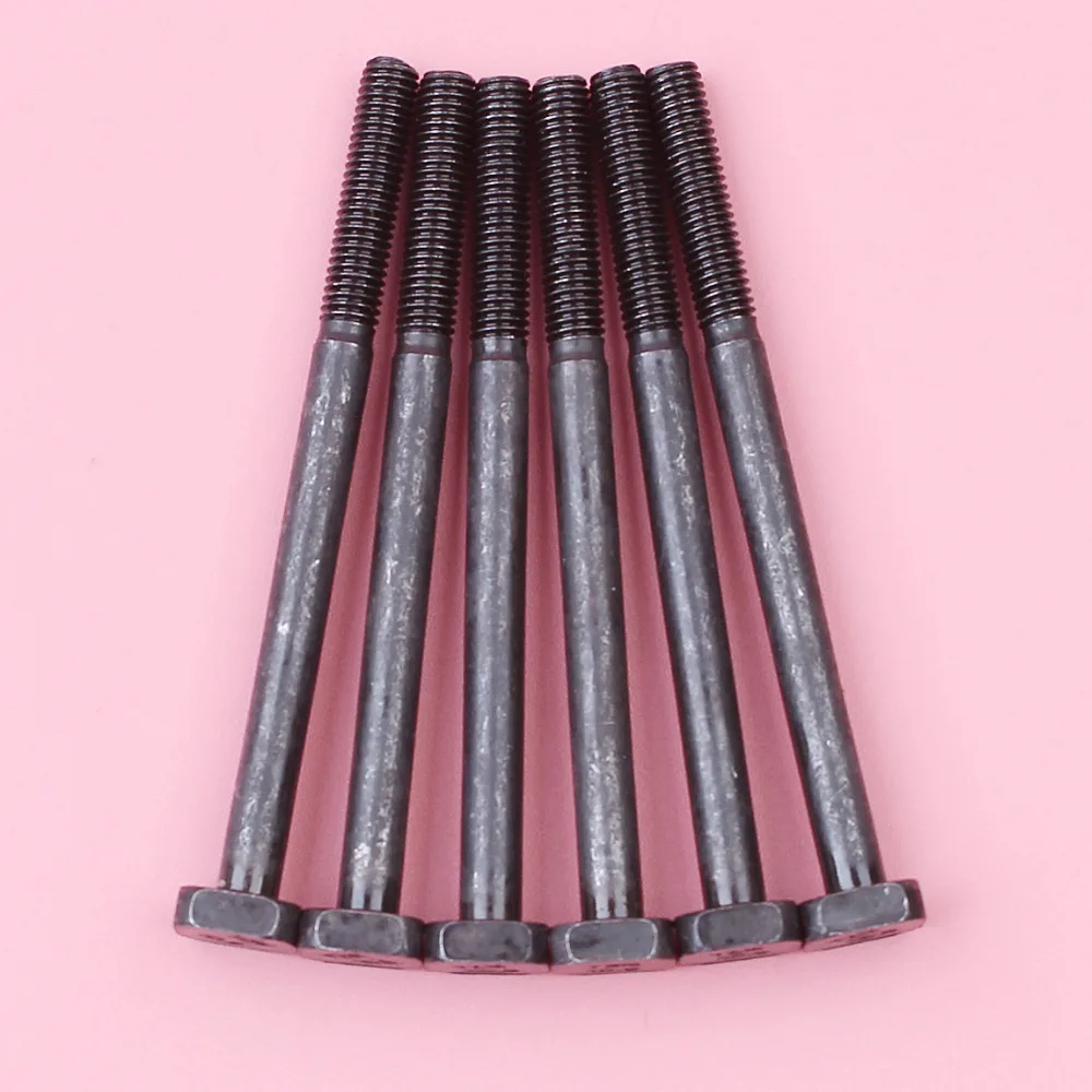 6pcs/lot Exhaust Muffler Bolts For Stihl MS180 018 MS170 017 MS 180 170 Chainsaw Garden Tool Part  бензопила