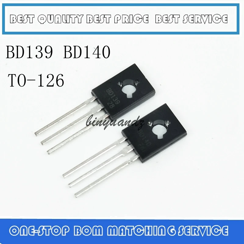 20 pz BD139 BD140 ( 10 pz BD139 10 pz BD140 ) TO126 TO-126 nuovo regolatore di tensione IC