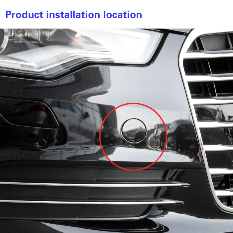 4G0 807 241 for Audi A6 C7  2012-2015 Automobile Trailer Hook Cover Front Bumper Towing Hook Cover Plate 4G0807241