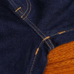 GT-0003 Lesen Beschreibung! Raw Indigo Selvage Gewaschen Dünne Passende Hosen Sanforized Denim Jean 12 unzen