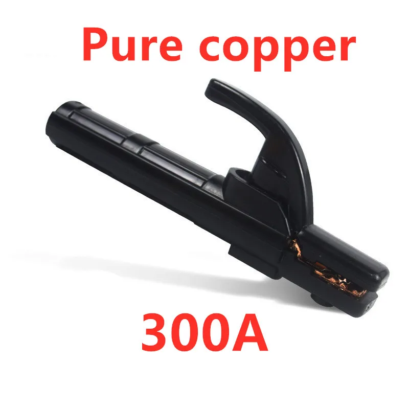 Useful 300A Electrode Holder Stick Welding Rod Copper Mini Cable Welding Clamps Stinger Clamp Tool Heat Resistant