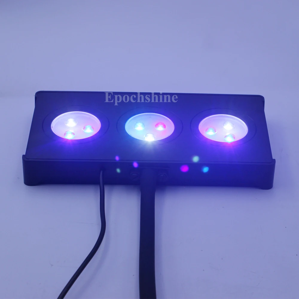 Upgrade flexiable LED Aquarium Light 30W Indoor Aquarium Light Saltwater Lighting with Touch Control for Coral Reef Fish Tank