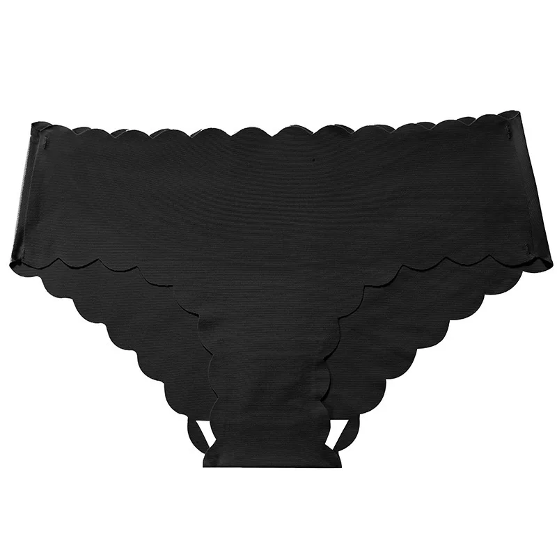 Women ruffles Underwear Invisible Seamless T Panties G-String Female Sexy Thongs Intimates Lingerie Ladies Briefs 1pcs LR710 image 5