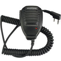 BAOFENG-PTT Shoulder Microphone Speaker Mic, Radio, Walkie Talkie, UV-5R, BF-888S, UV5R, 5RA, 5RE