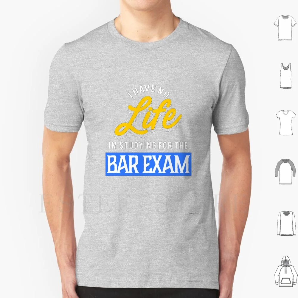 Lucky Bar Exam Shirt Funny Law Student Apparel T Shirt Cotton Men DIY Print Bar Exam Law School Litigator Attorney Pun Law