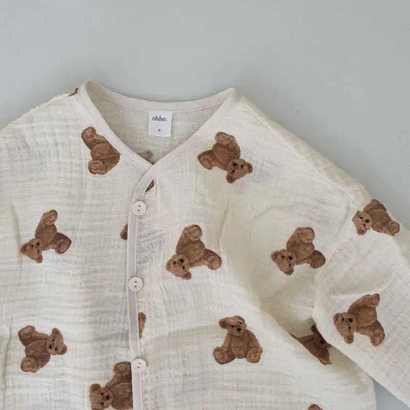 Newborn Baby Boy Girl Cotton Linen Cardigan Infant Toddler Coat Child Breathable Jacket Summer Spring Autumn Baby Clothes 0-3Y image 5