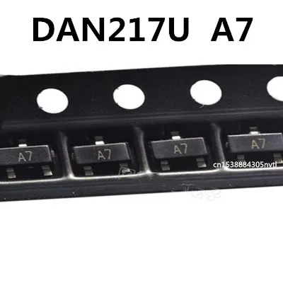 Original 100pcs/ DAN217U A7 SOT-323 80V/100mA