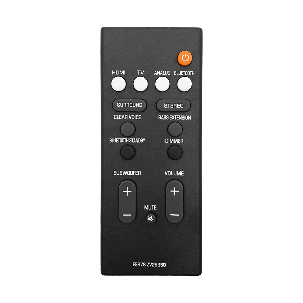 

New FSR78 ZV28960 For Yamaha Sound Bar Remote Control ATS-1060 ATS-1070 YAS-106 YAS-107 YAS-207