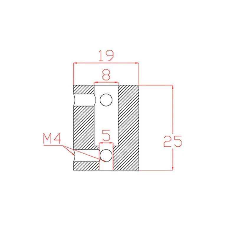 3D เครื่องพิมพ์5X8X25Mm ข้อต่อเพลาแบบยืดหยุ่นแบบยืดหยุ่น Stepper Motor ข้อต่อเพลาข้อต่อ10ขนาดอะไหล่