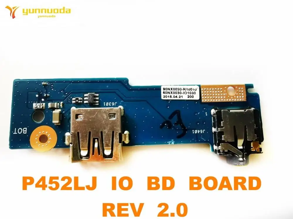 Original for ASUS  P452LJ USB board Audio board  P452LJ  IO  BD  BOARD  REV  2.0   tested good free shipping