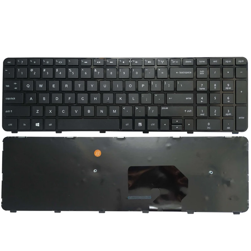 

US Black laptop Keyboard for HP Pavilion DV7-6100 DV7-6000 DV7-6200 DV7-6152er 60945-257 English keyboard with frame