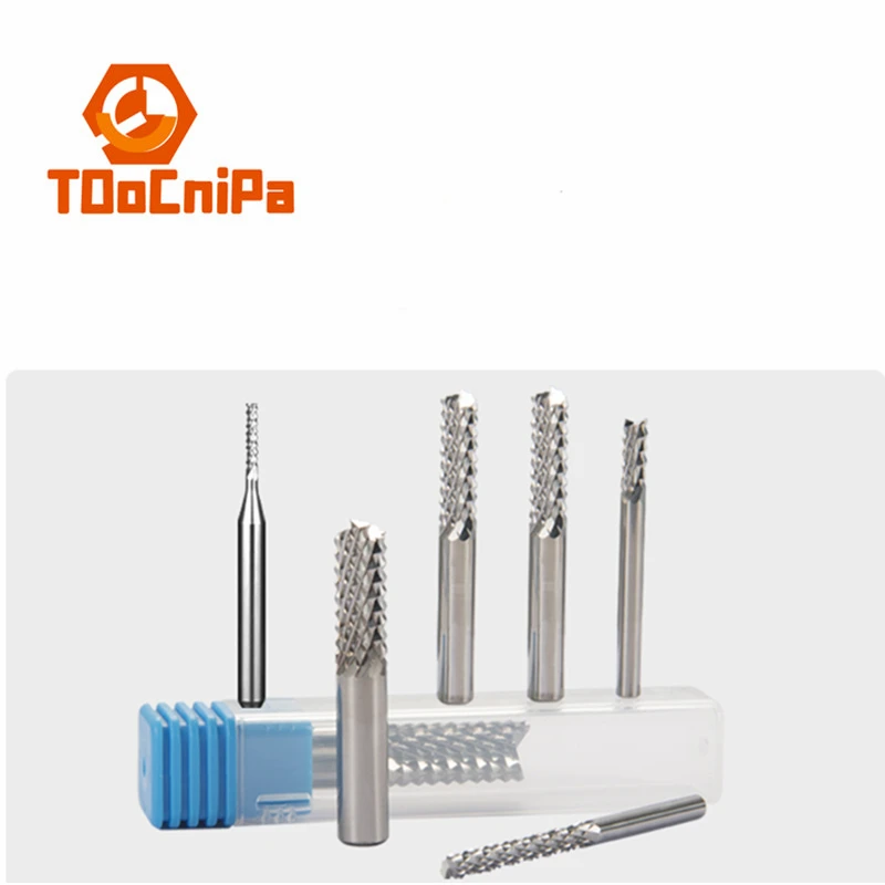 CNC Corn Milling Cutter Tungsten Steel 3.175 Engraving Machine Knife Line Circuit Board Corn Gong Milling Cutter