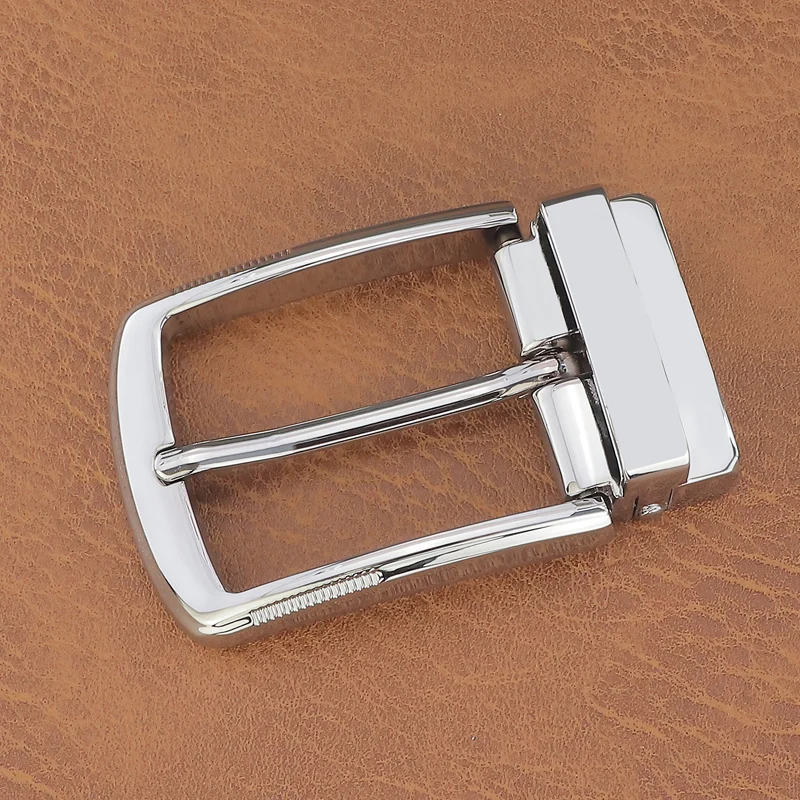 

High Quality Silver pin buckle designer men only buckle not belts Casual young men Suitable for the 3.3cm width of the belts