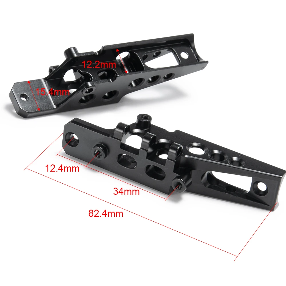 Metalowe mocowanie przedniego tylna oś górnego łącza do osiowego Wraith 90018 90048 90053 Yeti RR10 1/10 gąsienica RC części do ulepszenia samochodów