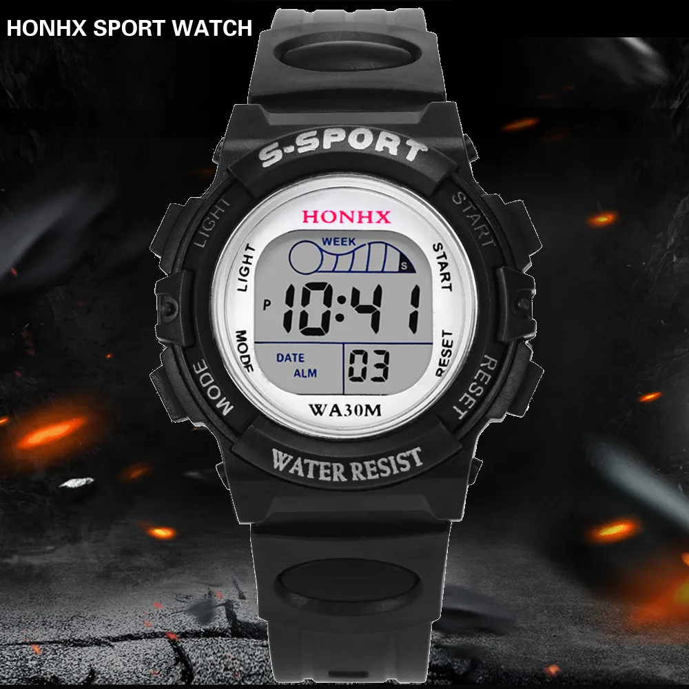 Watch For Men Children Boys Digital LED Sports Watch Kids Alarm Date Watch Gift reloj hombre montre homme zegarek meski 2021