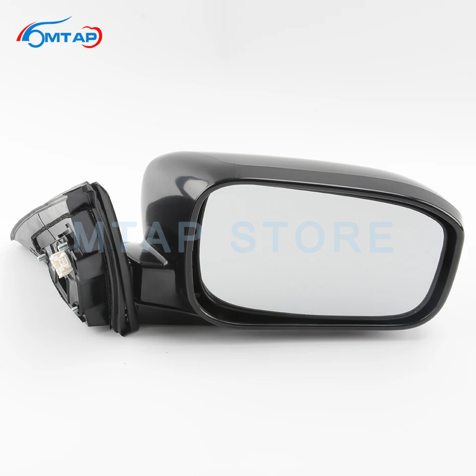 MTAP Car Rearview Outer Door Mirror Assy For HONDA ACCORD Asian CM4 CM5 2003-2007 3-PINS / 5-PINS Heating None Painted