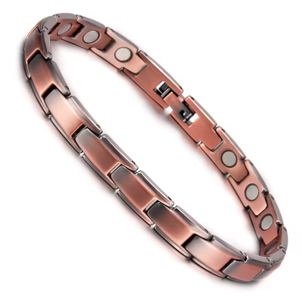 Bracelets magnétiques en cuivre Vinterly pour femmes, flèche Vintage, énergie, aimant élevé, avantages, soulagement de la douleur de l'arthrite, chaîne à maillons de bijoux