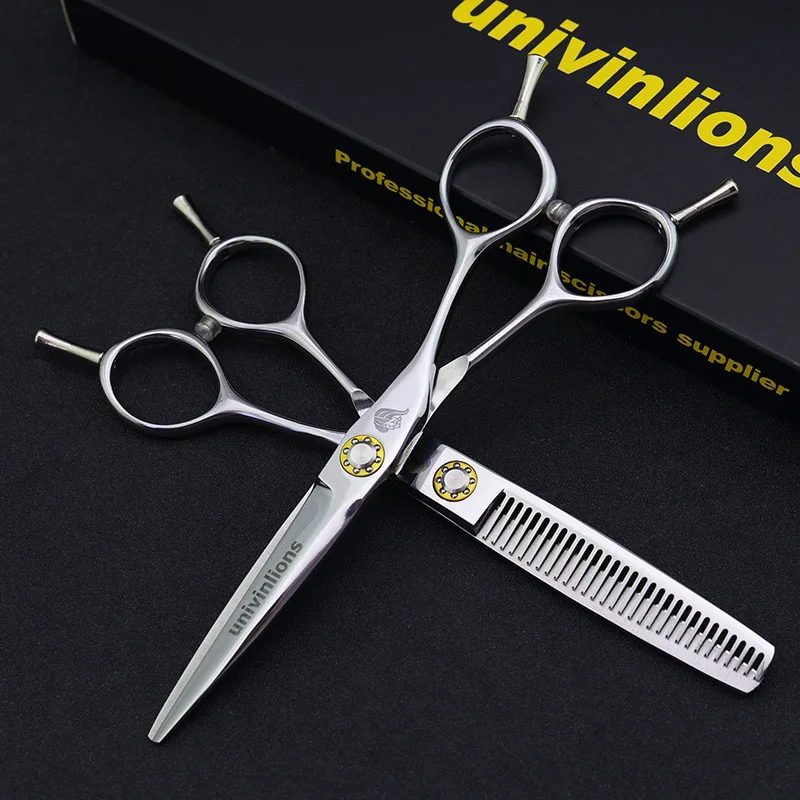 

6" Promotion Gift Professional Hair Salon Scissors Hair Cutting Tools Thinning Shears Kit Japan Barber Haircut Scissors Supplies