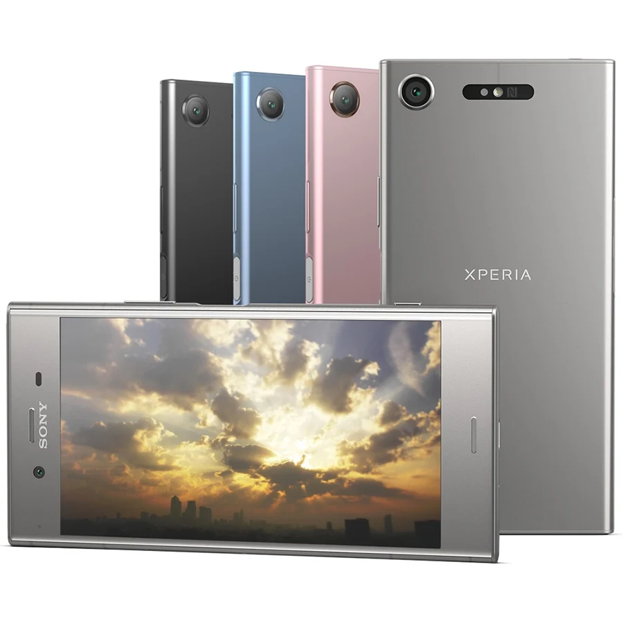 هاتف محمول سوني اكسبيريا XZ1 G8341 أصلي مفتوح 4G RAM 64G ROM 5.2 "ثماني النواة 19MP 2700mAh بشريحة واحدة يعمل بنظام الأندرويد LTE