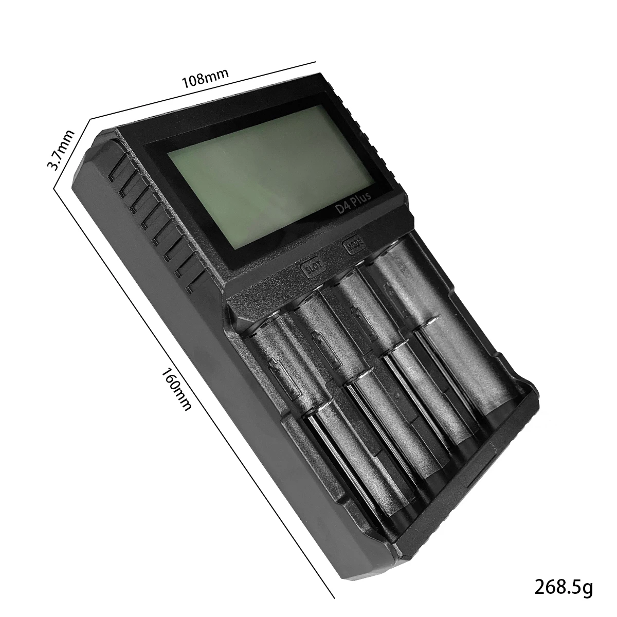 IMREN 100% Pengisi Daya Baterai USB QC D4 Asli Sirkuit Cerdas Asuransi Global Li-ion A AA AAA AAAANi-MH 18650 21700 26650