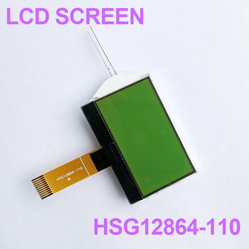 Imagem -04 - Atorch Hsg12865110 128x64 Display Tela Verde Módulo Lcd e Código Branco para Arduino