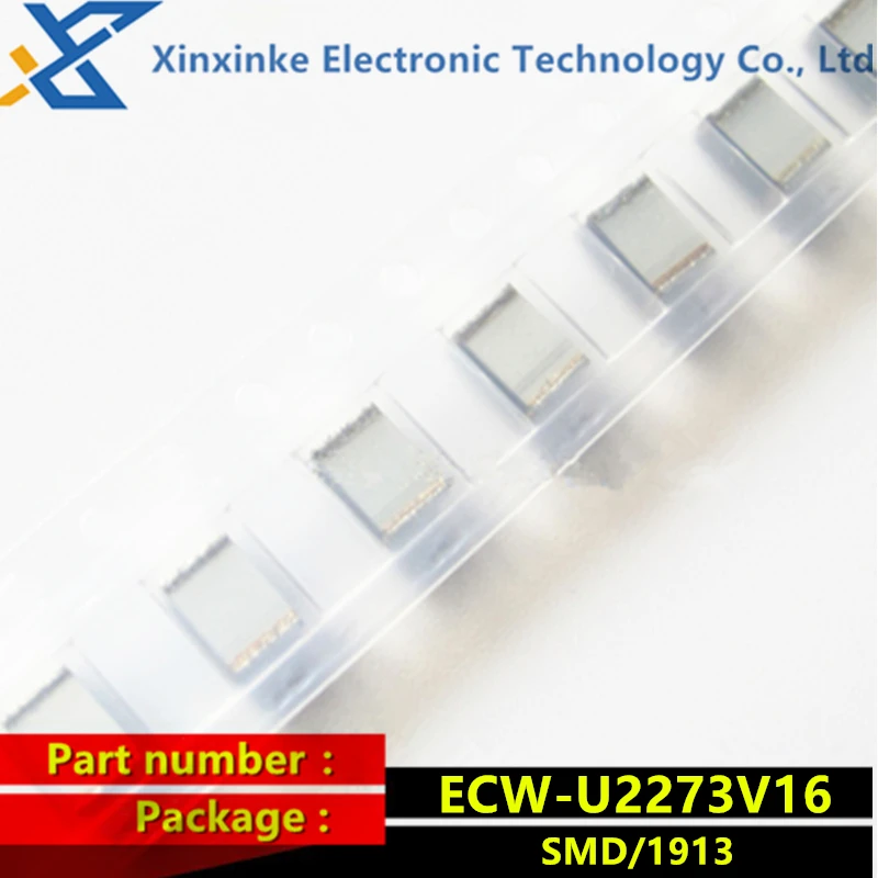 

ECWU2273V16 SMD Металлизированный пленочный конденсатор 0,027 uF 250VDC 5% PEN film 1913 27nF ECW-U2273V16 CBB полиэфирный конденсатор