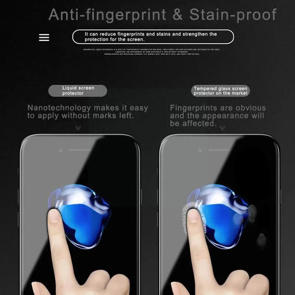 30/50ml Nano Liquid Screen Protector Universal Mobile Phone Screen Liquid Film For iPhone Huawei Xiaomi