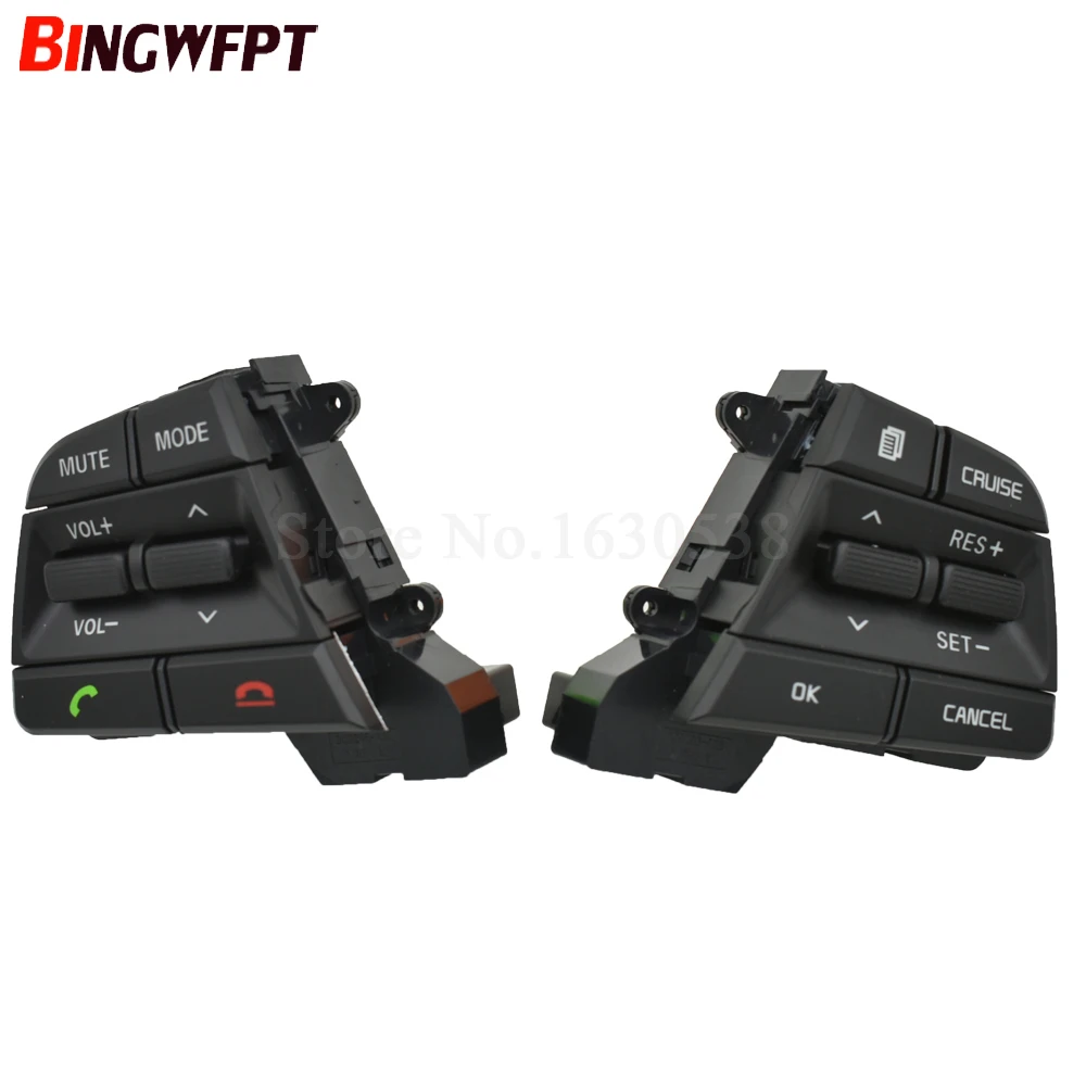 Steering Wheel Buttons Cruise Control button Switch for Hyundai Solaris 1.6L 2017 2018Volume Channel Bluetooth Phone