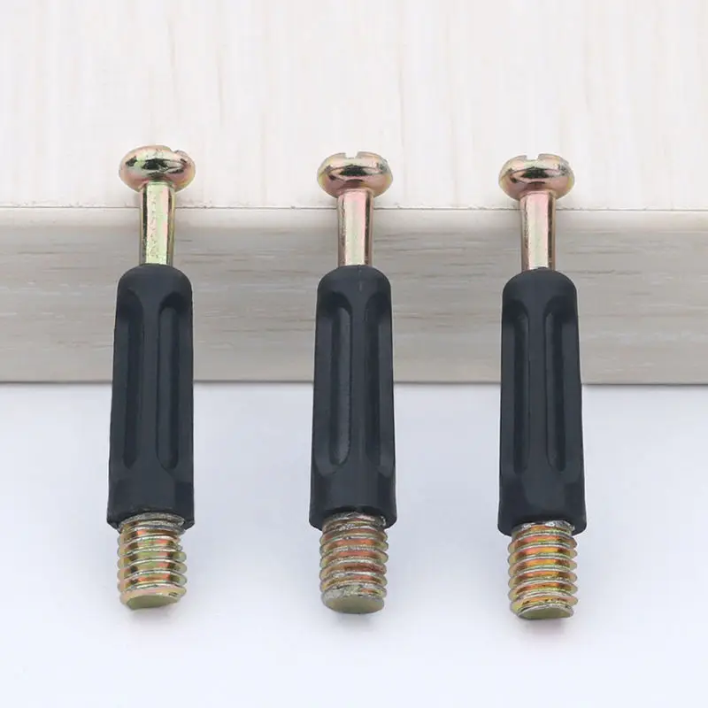 3 in 1 Dowel Jig Screw Connector Kit Furniture Connecting Hardware Eccentric Wheel Nut Cam Lock Nut Woodworking Accessories