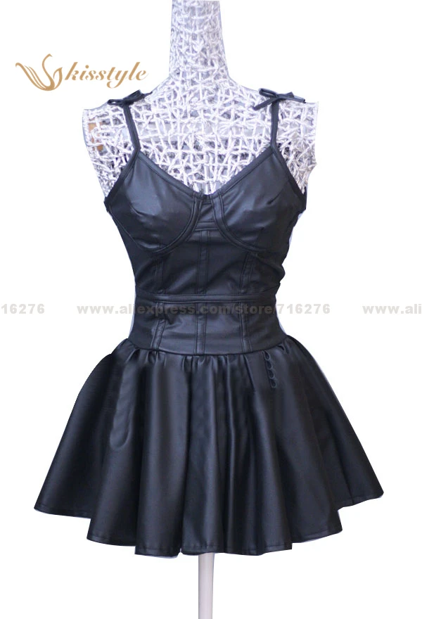 

Kisstyle Fashion Future Diary Mirai Nikki Gasai Yuno Black Daily Dress Cosplay Costume,Customized Accepted