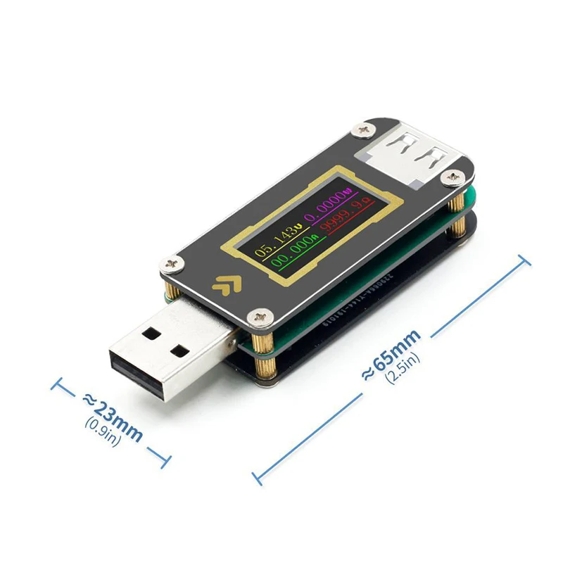 USB Voltmeter Tester Digital Display Fast Charging Decoy Mobile Phone Charging Detector