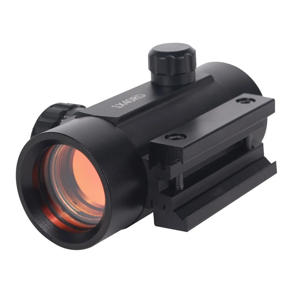 Tactical Red Dot 1X40RD Optische Sight 11/20Mm Mounts Riflescope Aim Punt Tactical Rifle Scope En Chasse Telescoop