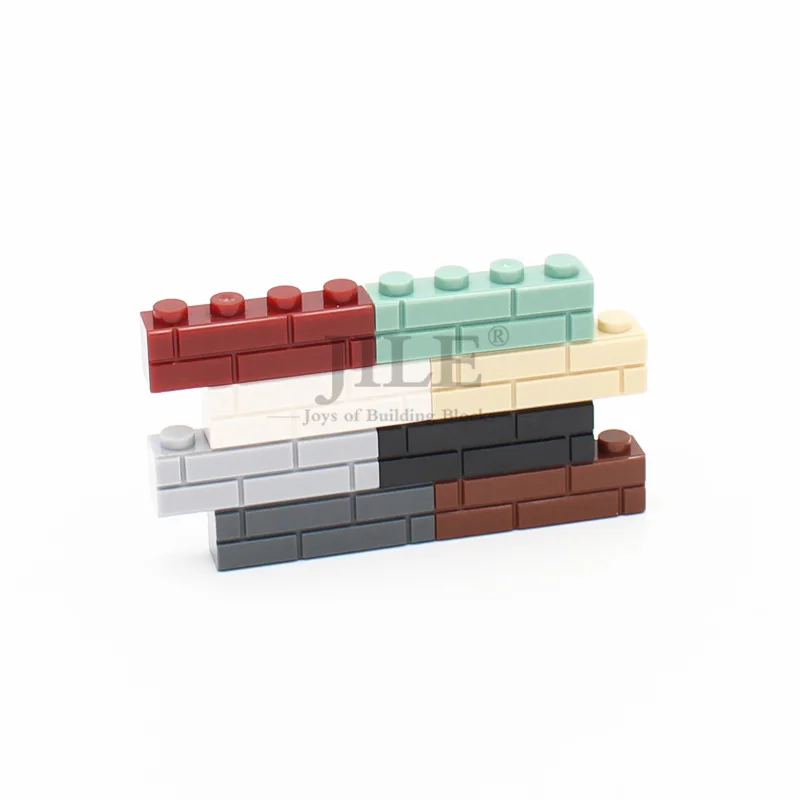 DIY Building Blocks Wall Figures Bricks 1x2 1x3 1x4 Dots Constructions City Creative Toys Build MOC Compatible with 98283 15533