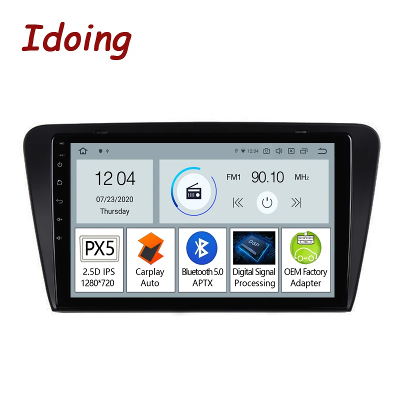 

Idoing 10.2"Android Head Unit PX5 For Skoda Octavia 3 A7 2013-2018 Car Stereo Auto Radio Multimedia Video Player Navigation GPS