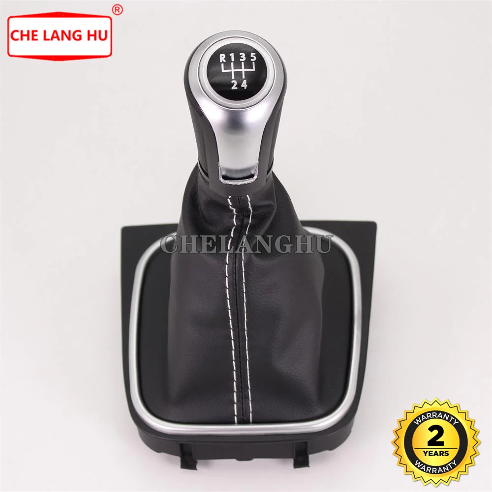 

For VW Golf 6 A6 MK6 GTI GTD R20 2009 2010 2011 2012 2013 Car-styling car 5 speed Gear shift knob pu leather Boot