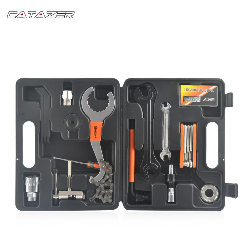 

26Pcs/ Set Mountain Bike Patchs Outdoor Tool Bicycle Accessories Repair Bicycle Multi-Function Combination Tool Repair Tool