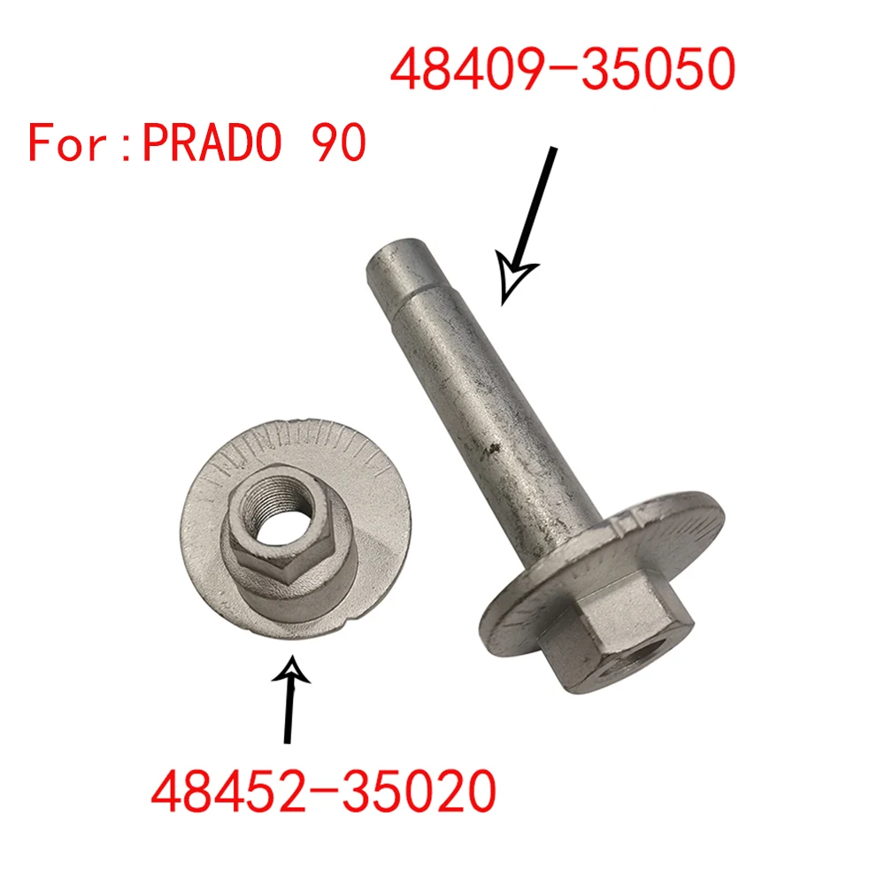 Car Screw Camber Adjust 48409-35050 48452-35020 For Toyota Land Cruiser Prado Hilux Surf FJ Cruiser Tacoma KZJ95 KZN185