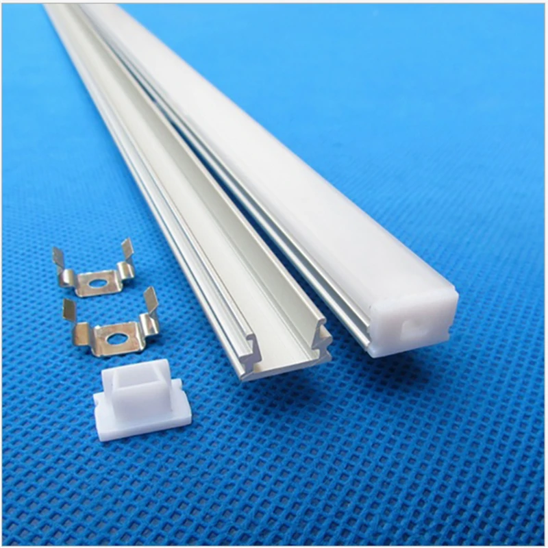 

10-40pcs 2m ,80inch/pc 8mm wide 12V 24V Strip U style under Cabinet kitchen led profile, matte diffuser slim aluminium channel