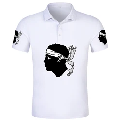 Corsica Polo Shirt Free Custom Made Name La Corse Polo Shirt Corsican Print Flag Word French Ajaccio Bastia Calvi Galeria Clothe