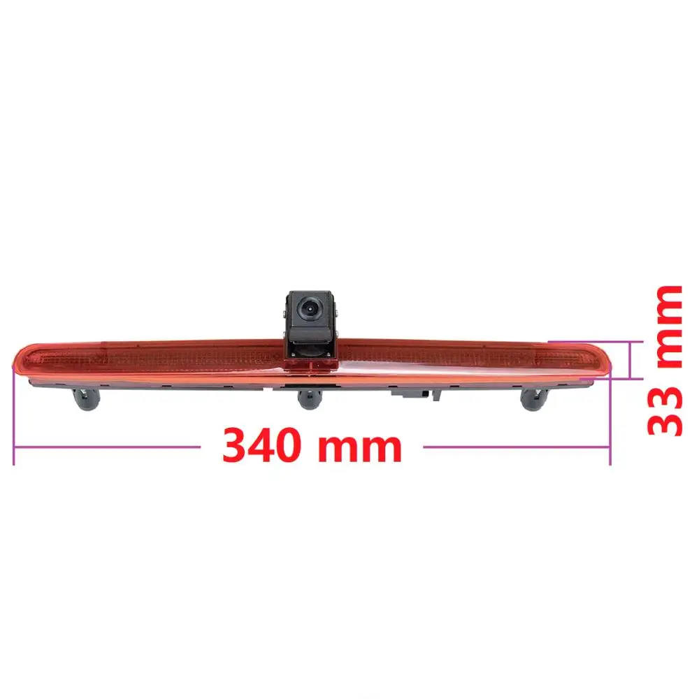 E9 HD 720p 3rd Brake Light Rear View Backup Camera for Transporter VW T5 Caravelle / Multivan ,Night Vision Waterproof Camera