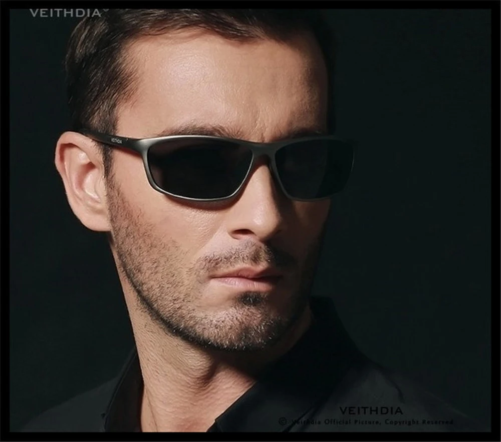 VEITHDIA Polarisierte Vintage-Sonnenbrille für Männer und Frauen, UV400, Sport, Outdoor, Fahren, Brillen, Fahrradbrille, Zubehör, männlich, 6520 – Detail 3