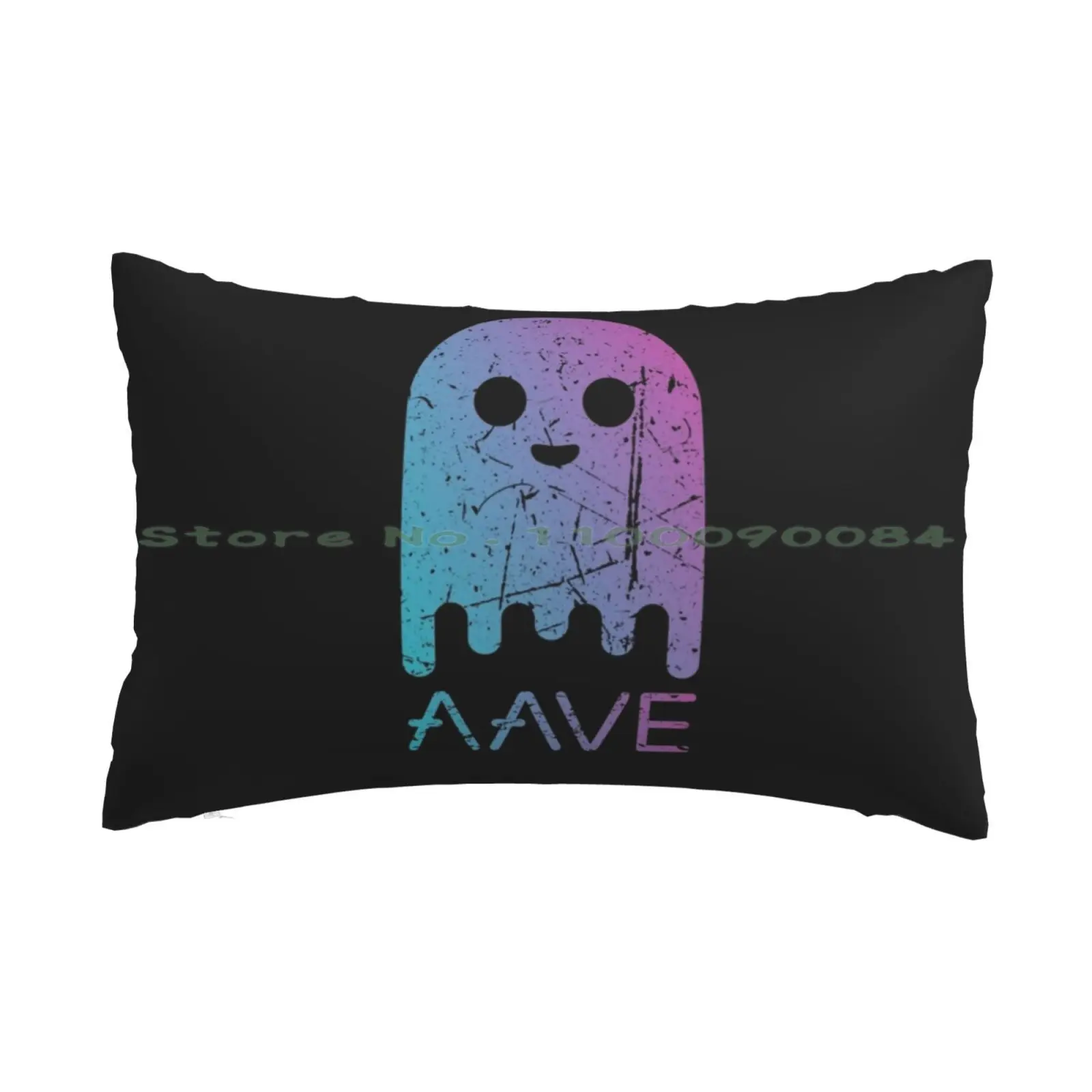 Aave Crypto Currency Ethereum Altcoin Vintage Pillow Case 20x30 50*75 Sofa Bedroom Shiba Inu Dogecoin Cryptocurrency Shib Coin