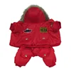 Winter Thicken Warm Hooded Jumpsuit Pet Dog Clothes For Small Dogs Puppy Jacket Coat Yorkie French Bulldog Dogs Clothing 1