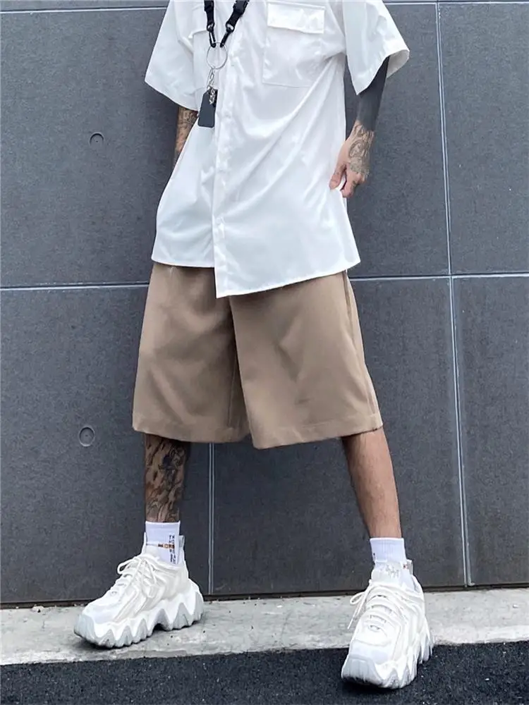 Men's Summer Thin Fashion Shorts Hip-Hop Go With Loose, Straight Leg 5 Cents