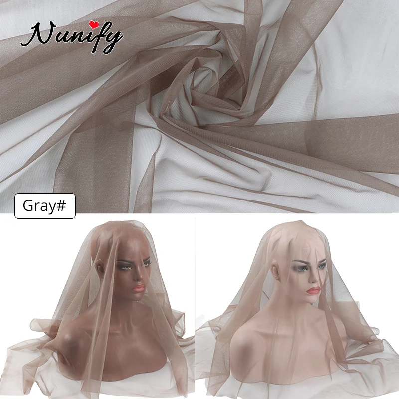 Nunify, 1 Uds., encaje suizo para hacer peluca, pelucas tejidas de 1/4 yardas, malla frontal para el cabello, peluquín, red de cierre Frontal para hacer pelucas