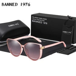 2020 New Polarized lady Sunglasses Fashion Vintage Women Brand Designer Sun Glasses cat eye woman Female original oculos