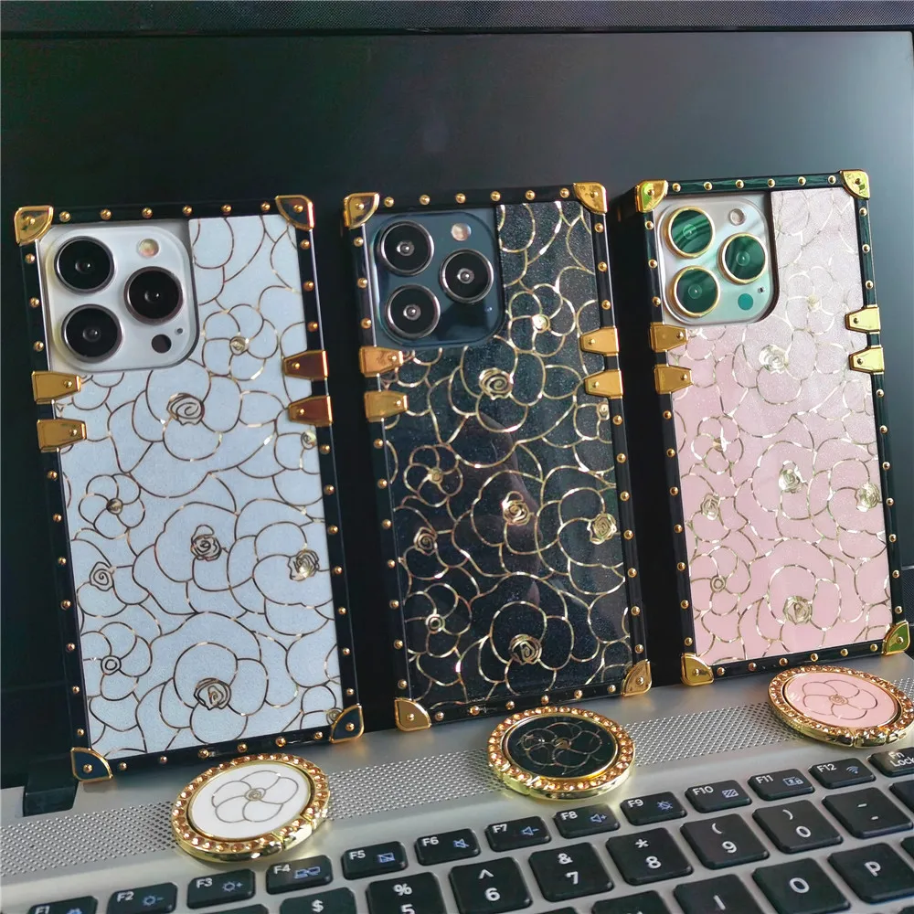 Luxury Bling Glitter Cover Gold Rose Flower Case for Samsung Galaxy S24 Ultra S23 Plus Note 20 9 10 S21 FE S20 S10 S9 S22